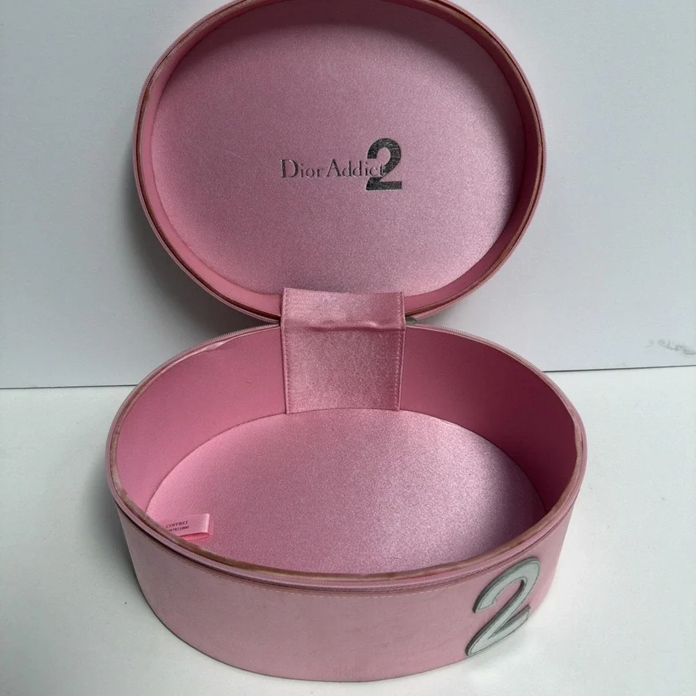 Dior Addict 2 Pink Satin Coffret Perfume Box Empty Case Christian Dior